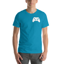 Load image into Gallery viewer, Video Game Controller White Icon Short-Sleeve Unisex T-Shirt