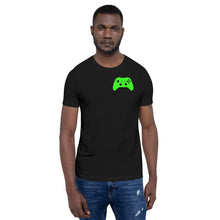 Load image into Gallery viewer, Video Game Controller Green Icon Short-Sleeve Unisex T-Shirt