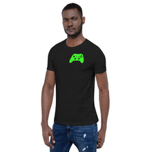 Load image into Gallery viewer, Video Game Controller Green Icon Short-Sleeve Unisex T-Shirt