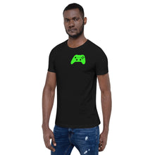 Load image into Gallery viewer, Video Game Controller Green Icon Short-Sleeve Unisex T-Shirt