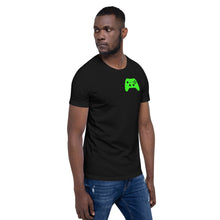 Load image into Gallery viewer, Video Game Controller Green Icon Short-Sleeve Unisex T-Shirt