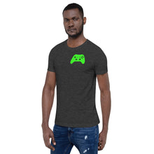 Load image into Gallery viewer, Video Game Controller Green Icon Short-Sleeve Unisex T-Shirt