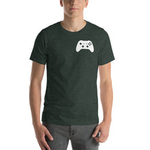 Load image into Gallery viewer, Video Game Controller White Icon Short-Sleeve Unisex T-Shirt
