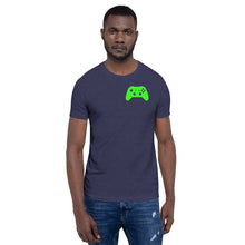 Load image into Gallery viewer, Video Game Controller Green Icon Short-Sleeve Unisex T-Shirt