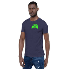 Load image into Gallery viewer, Video Game Controller Green Icon Short-Sleeve Unisex T-Shirt