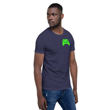 Load image into Gallery viewer, Video Game Controller Green Icon Short-Sleeve Unisex T-Shirt