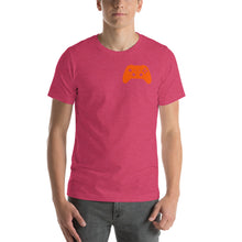 Load image into Gallery viewer, Video Game Controller Orange Icon Short-Sleeve Unisex T-Shirt