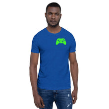 Load image into Gallery viewer, Video Game Controller Green Icon Short-Sleeve Unisex T-Shirt
