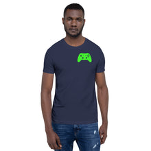 Load image into Gallery viewer, Video Game Controller Green Icon Short-Sleeve Unisex T-Shirt