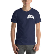 Load image into Gallery viewer, Video Game Controller White Icon Short-Sleeve Unisex T-Shirt