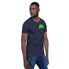 Load image into Gallery viewer, Video Game Controller Green Icon Short-Sleeve Unisex T-Shirt