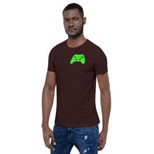 Load image into Gallery viewer, Video Game Controller Green Icon Short-Sleeve Unisex T-Shirt