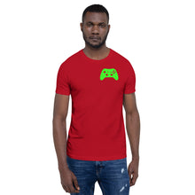 Load image into Gallery viewer, Video Game Controller Green Icon Short-Sleeve Unisex T-Shirt