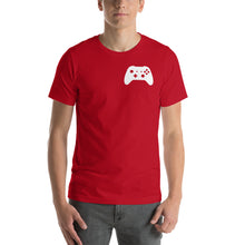 Load image into Gallery viewer, Video Game Controller White Icon Short-Sleeve Unisex T-Shirt