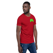 Load image into Gallery viewer, Video Game Controller Green Icon Short-Sleeve Unisex T-Shirt