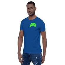 Load image into Gallery viewer, Video Game Controller Green Icon Short-Sleeve Unisex T-Shirt