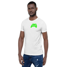 Load image into Gallery viewer, Video Game Controller Green Icon Short-Sleeve Unisex T-Shirt