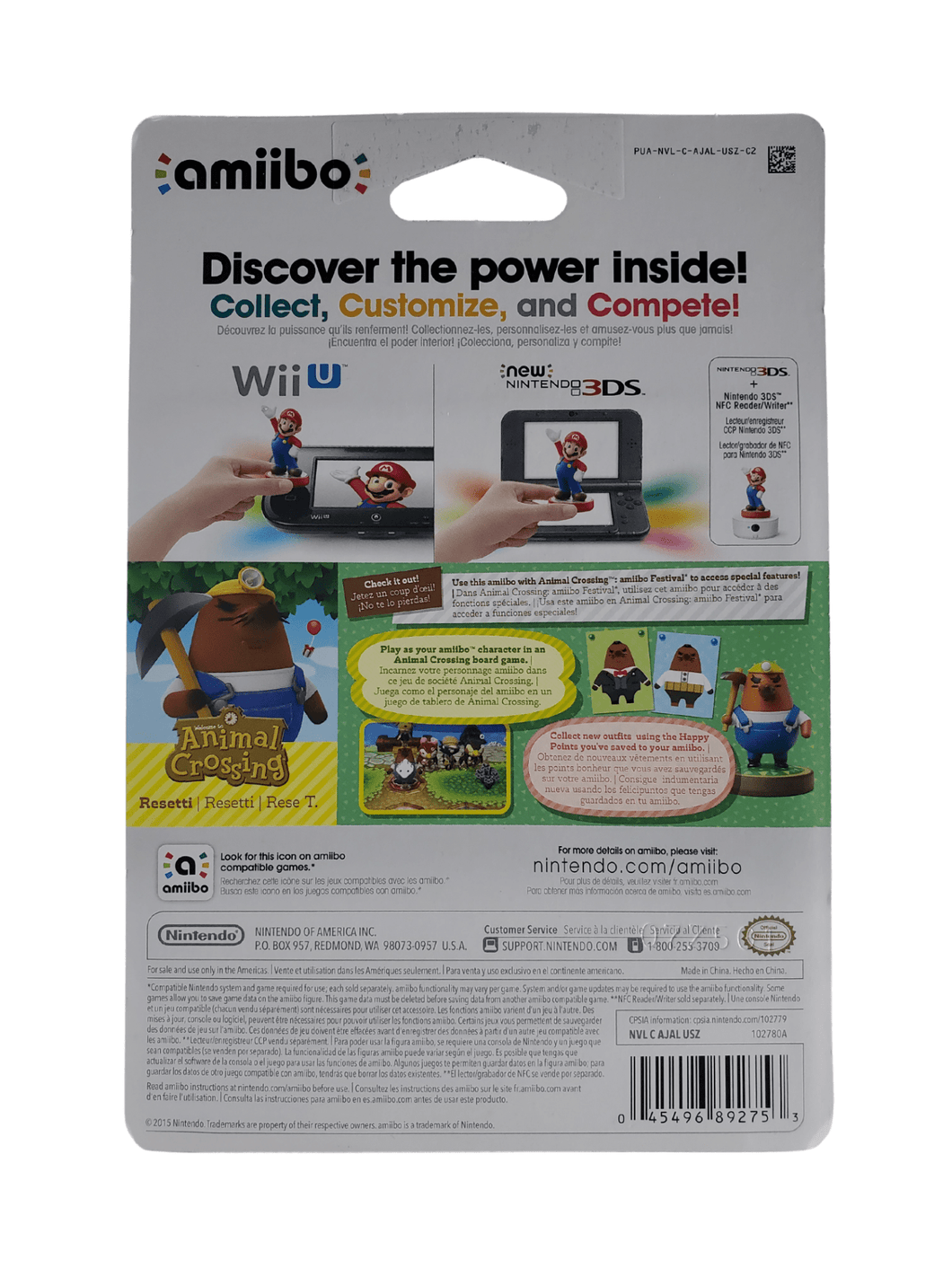 Animal Crossing Nintendo Amiibo - Resetti