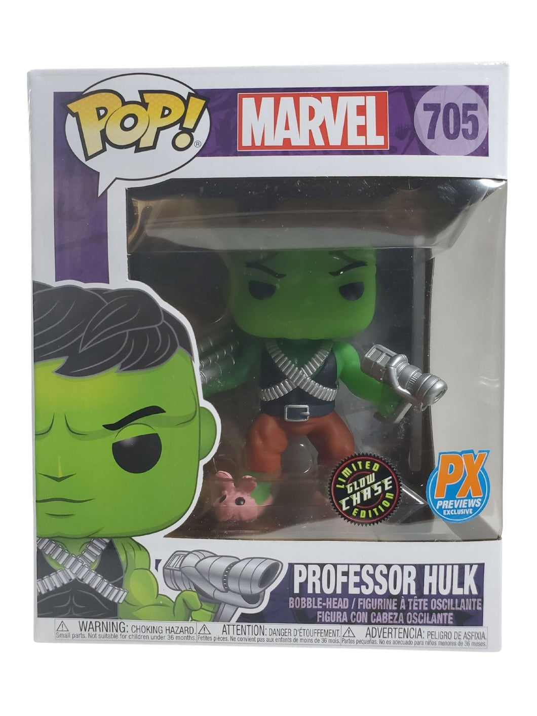 Marvel Professor Hulk PX Exclusive Glow Chase Funko POP