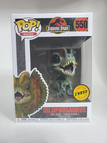 Jurassic Park 25th Anniversary Limited Edition Chase Dilophosaurus Funko POP