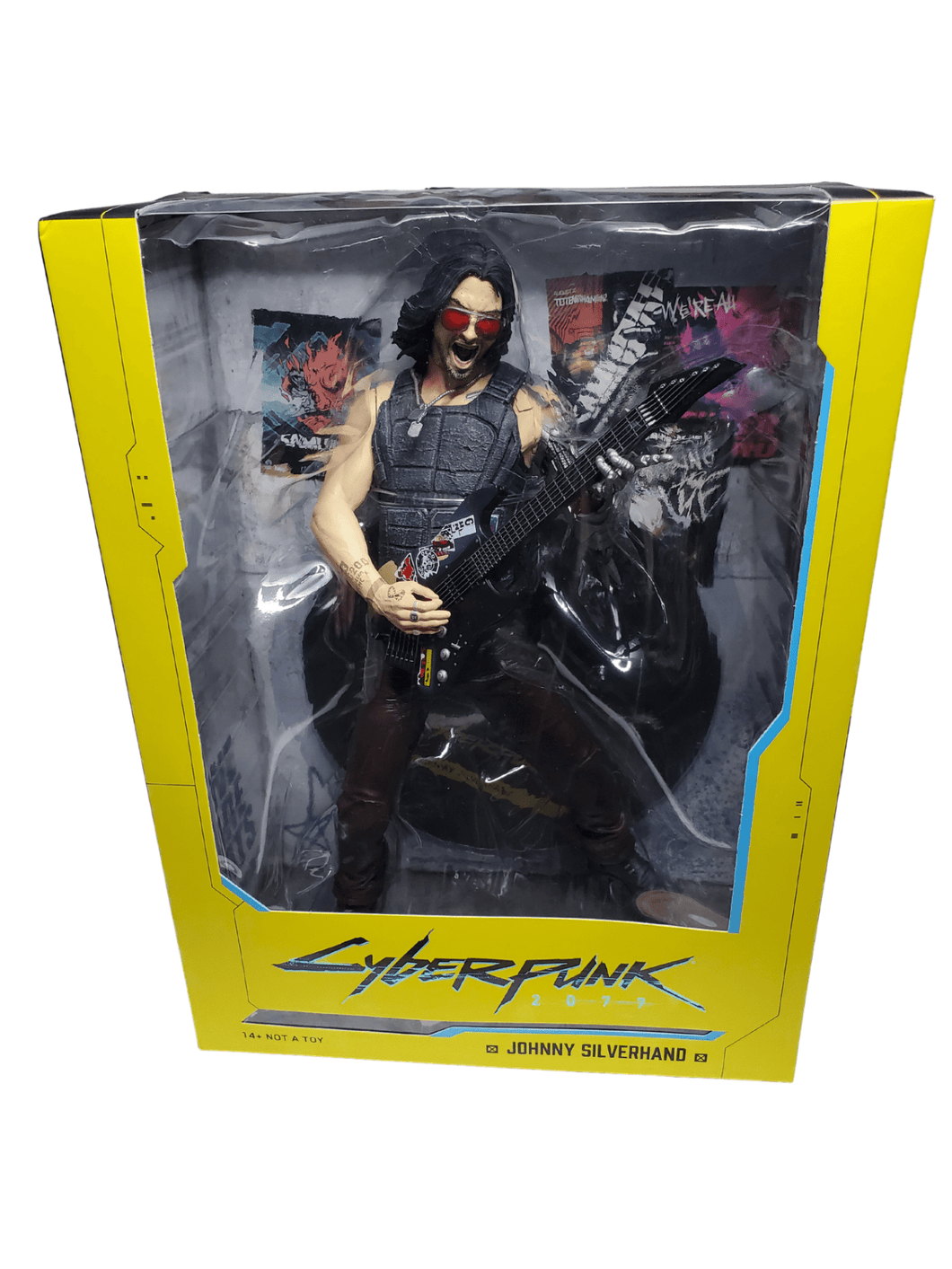 McFarlane Toys Statue Cyberpunk 2077 12-inch Scale Johnny Silverhand Deluxe Figure