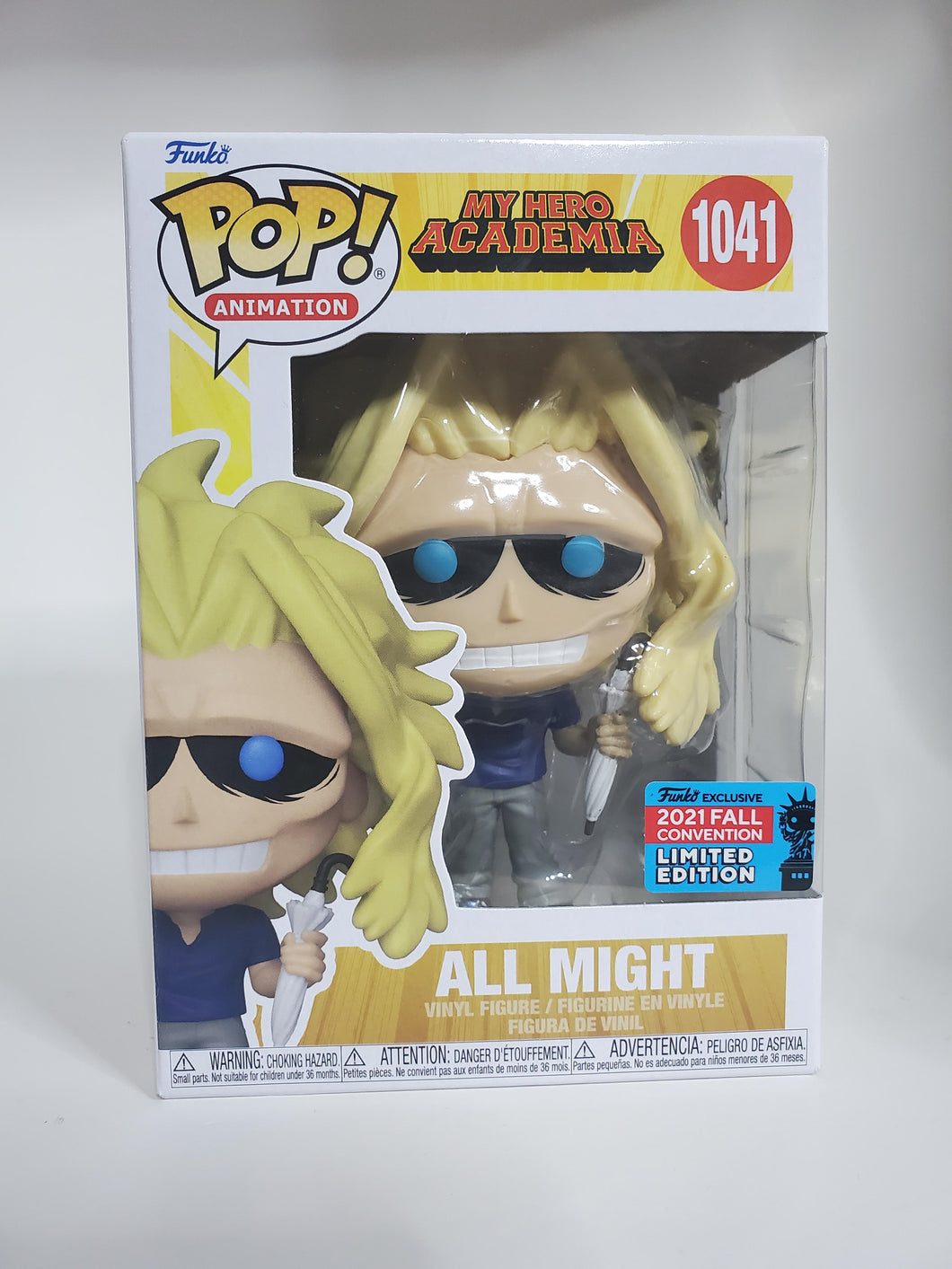 My Hero Academia Limited Edition All Might 2021 Fall Convention Funko POP