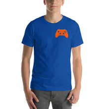 Load image into Gallery viewer, Video Game Controller Orange Icon Short-Sleeve Unisex T-Shirt
